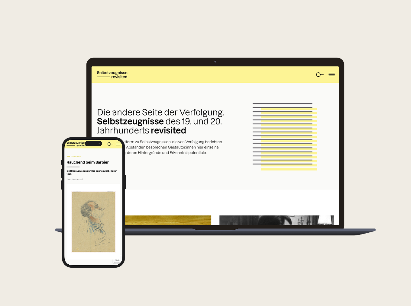 From Testimony to Research — Web Design for a Historical Archive Platform